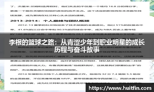 李根的篮球之路：从青涩少年到职业明星的成长历程与奋斗故事